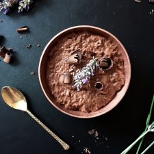 Chocolate Lavender Chia Pudding Recipe (Gluten Free, Dairy Free, Paleo, Vegan)