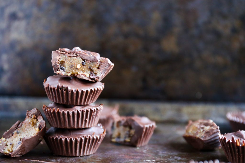 healthy cookie dough cups