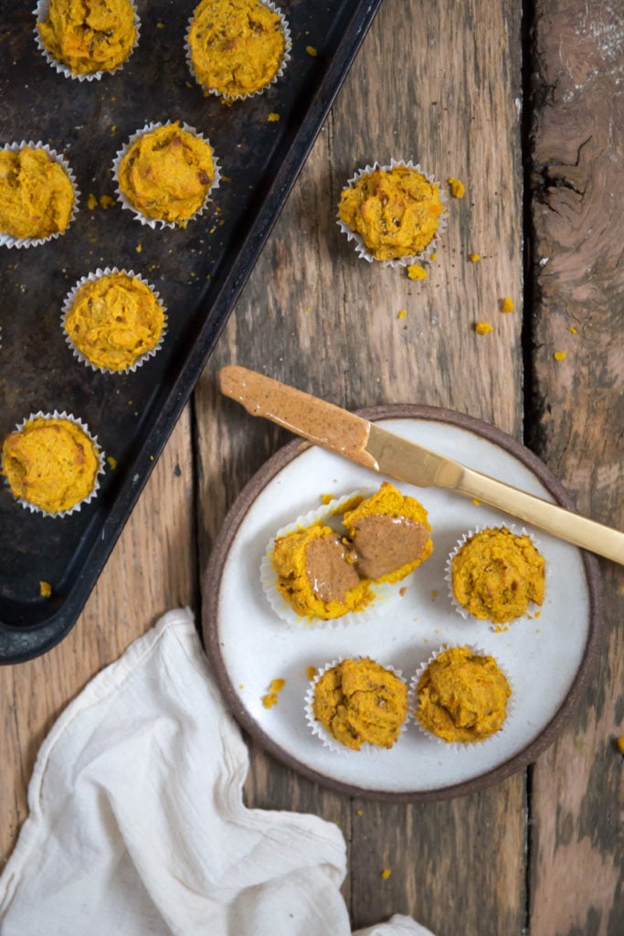 healthy turmeric muffins