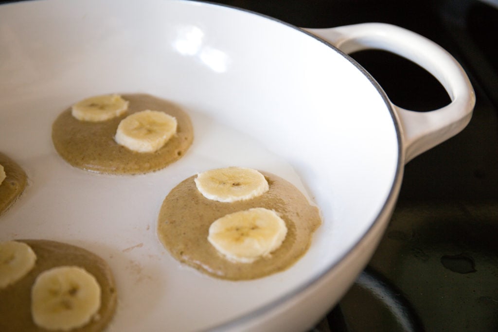 healthy banana blender pancakes
