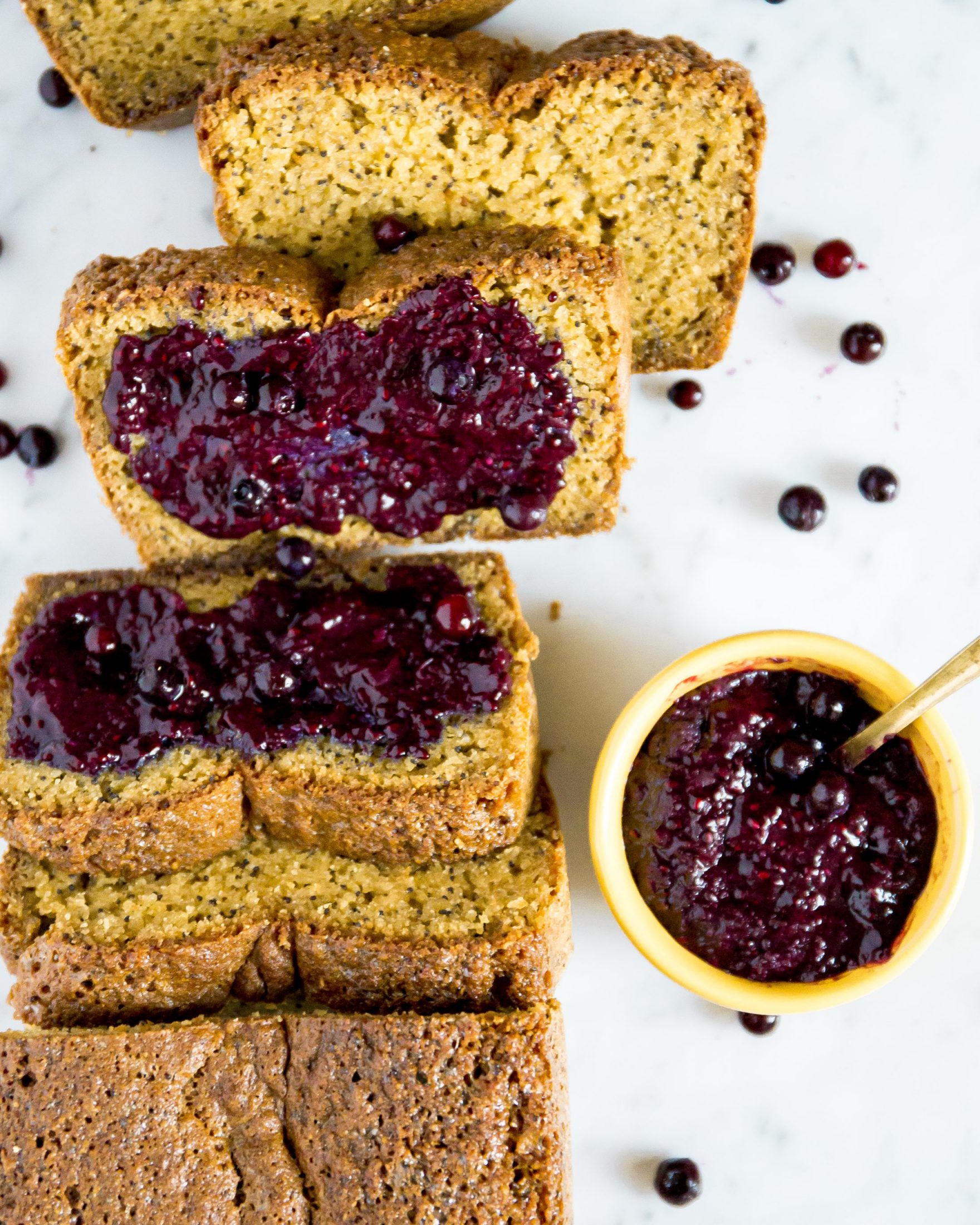 Healthy Lemon Poppyseed Loaf Cake (Grain Free, Gluten Free, Refined Sugar Free)