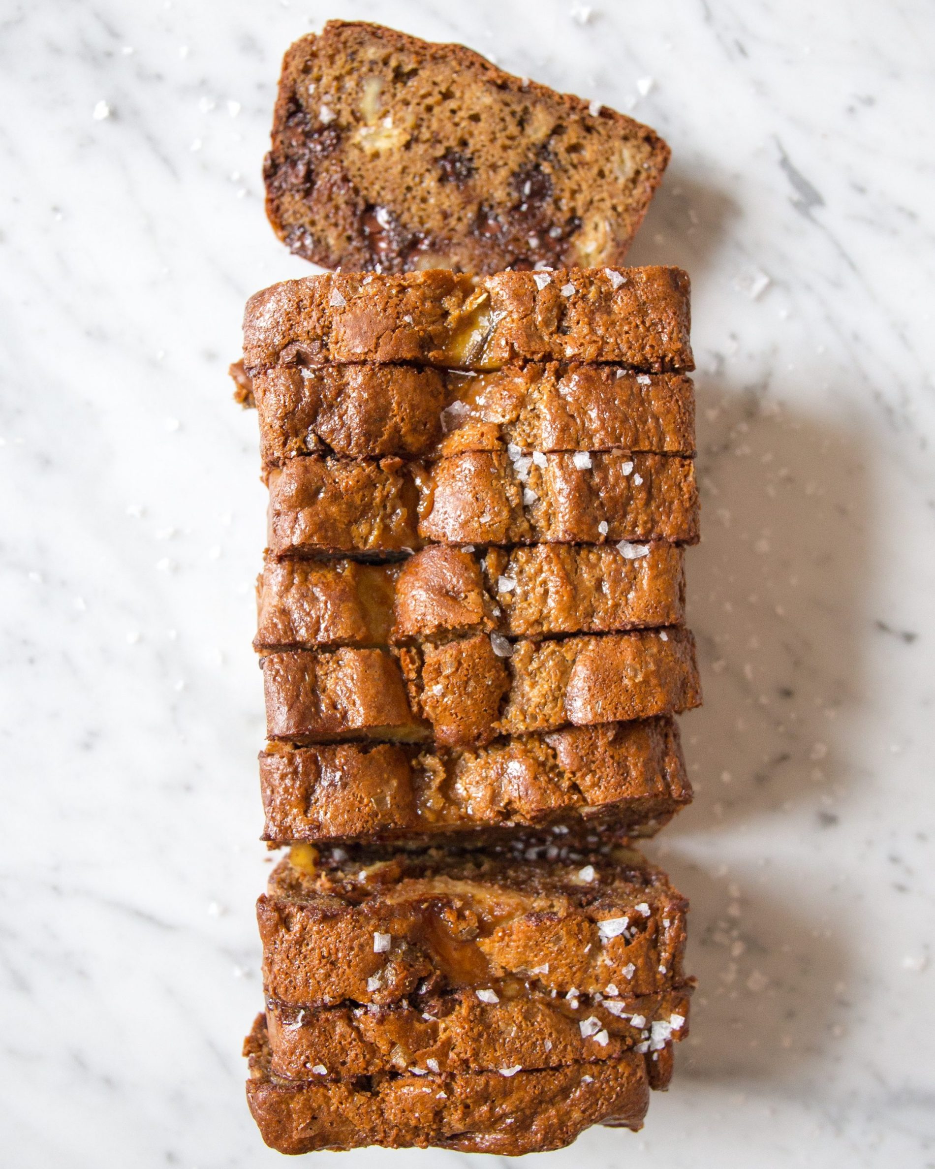 Salted Cookie Dough Banana Bread