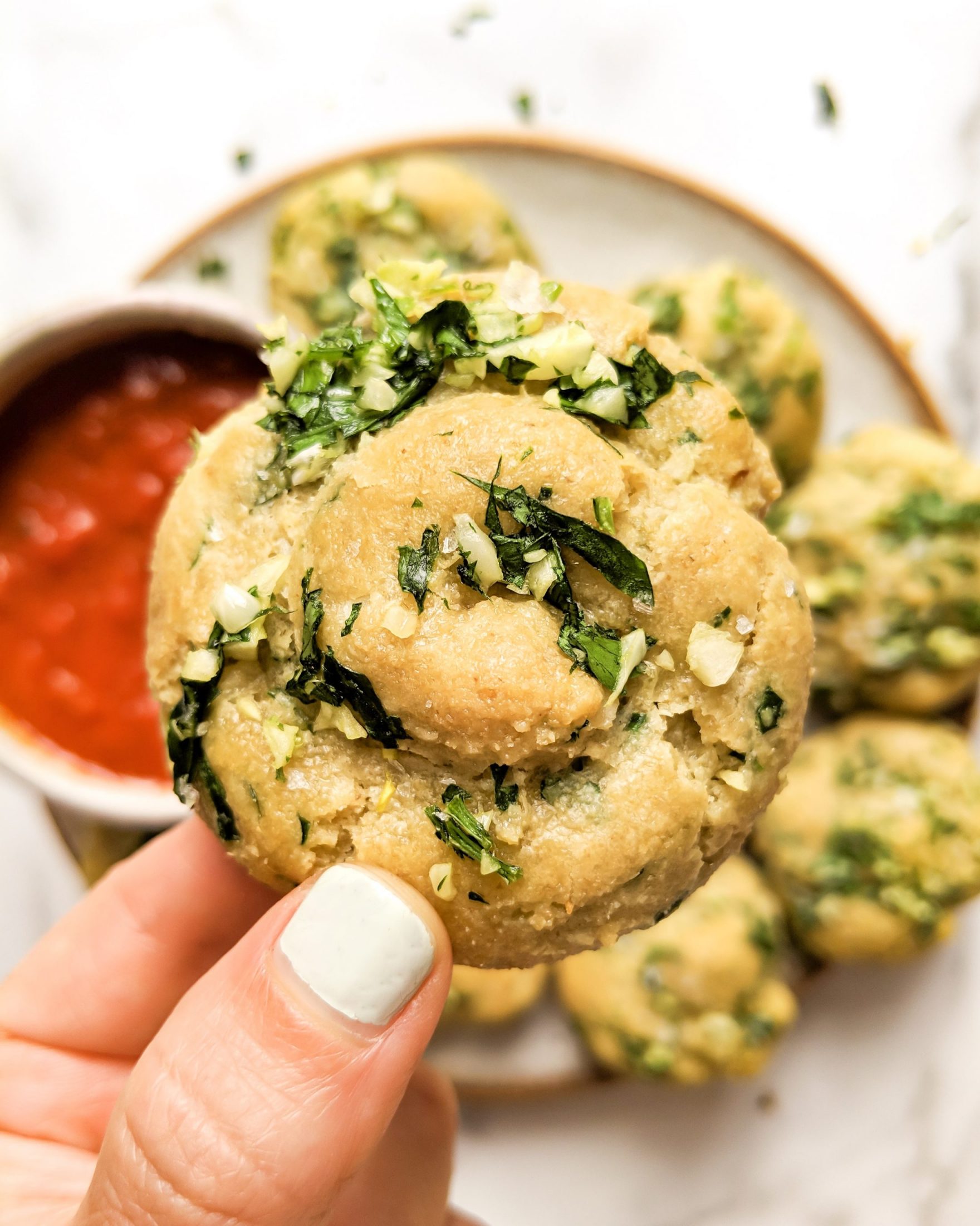 Easy, Healthy Garlic Knots (Gluten Free, Dairy Free)