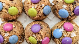 Protein Monster Cookie Dough Bites {77 Calories} - Health Beet