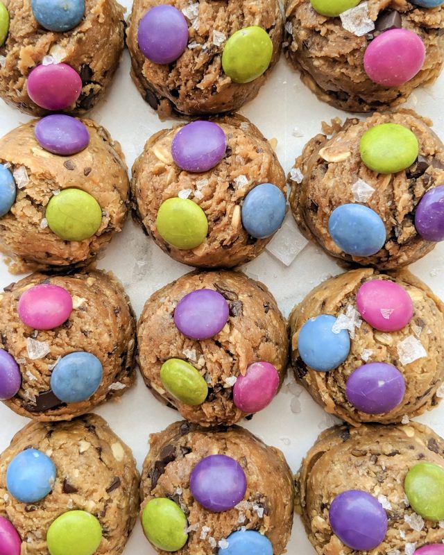 healthy monster cookie dough bites