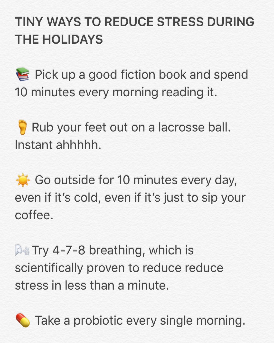 20 Tiny Ways To Reduce Stress During The Holidays