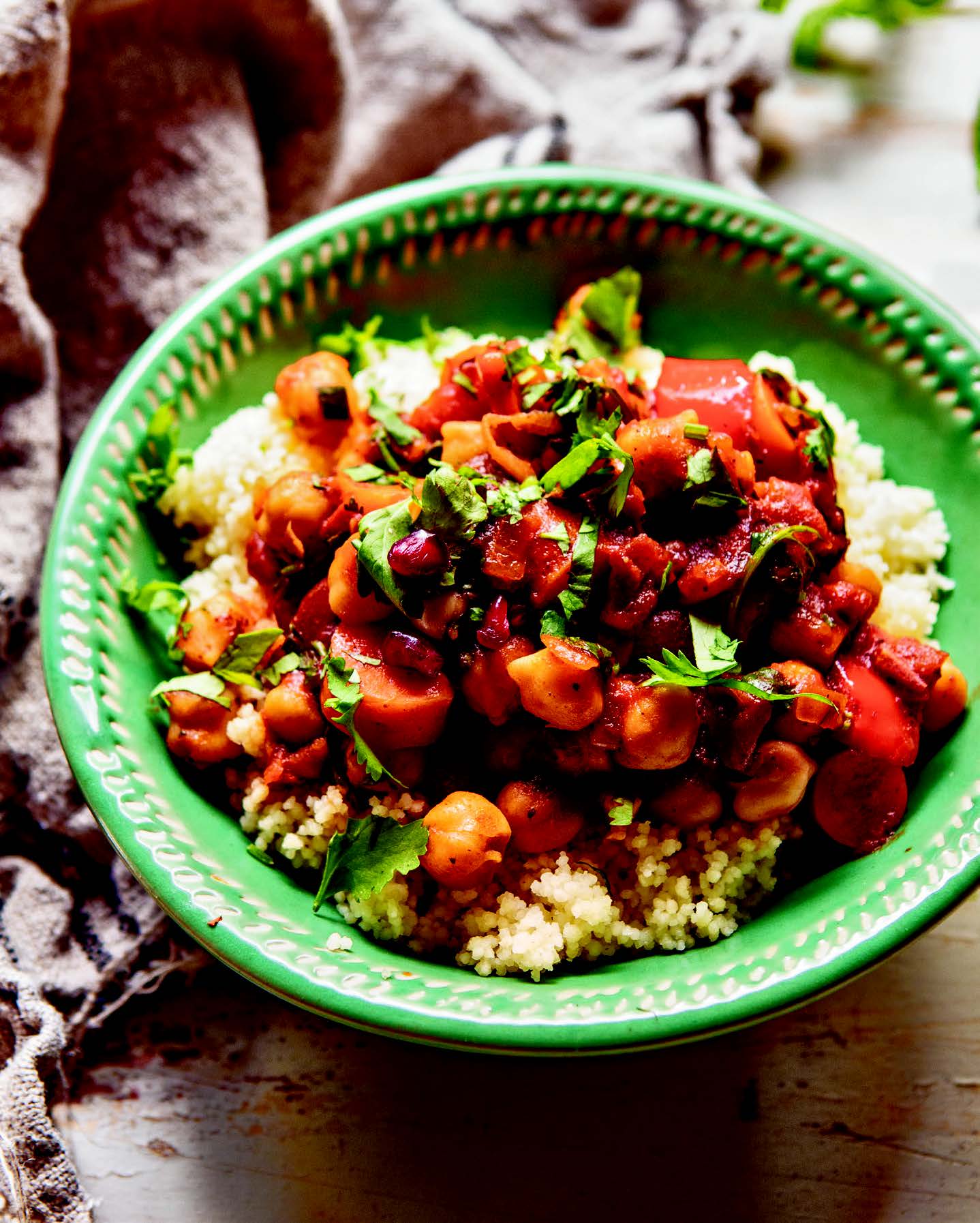 Moroccan Instant Pot Chickpea Tagine (Vegan, Gluten Free)