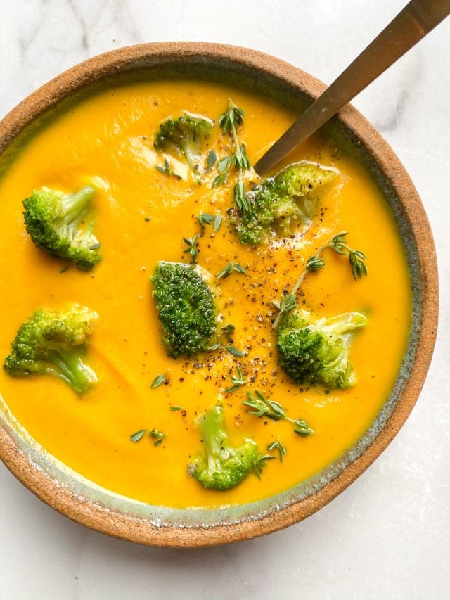 Better Than Panera Broccoli Cheddar Soup (Vegan, Protein-and-Veggie-Packed)