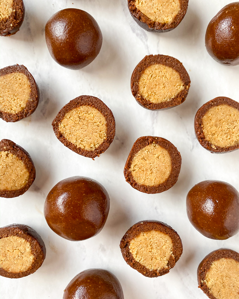 Peanut Butter Protein Balls - All Day I Dream About Food