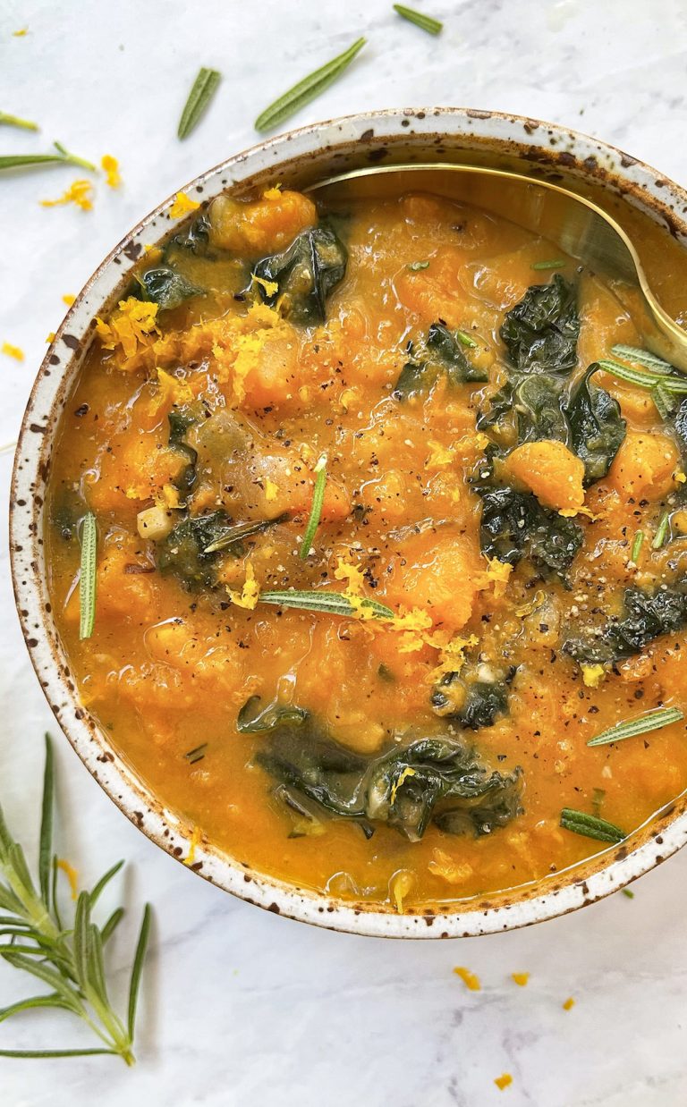 Rosemary Sweet Potato Chowder (Vegetarian, Vegan) Liz Moody