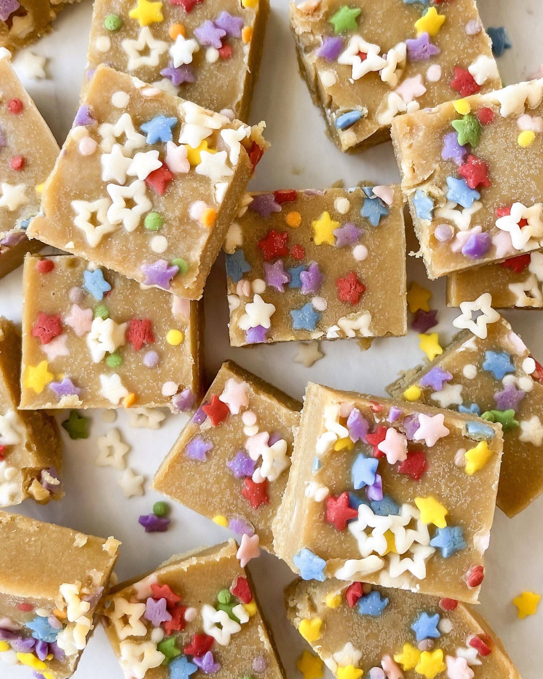 birthday cake freezer fudge