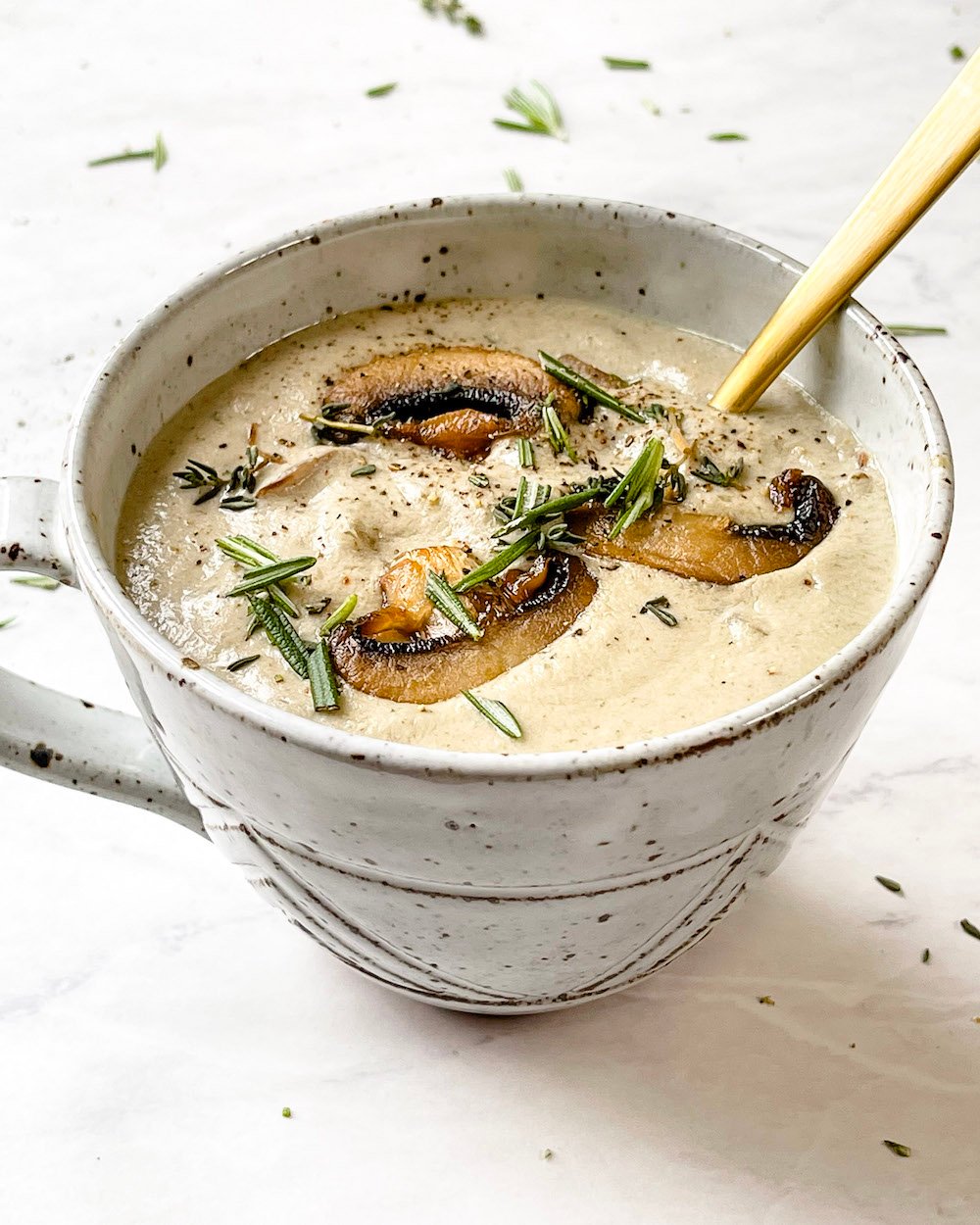 healthy cream of mushroom soup