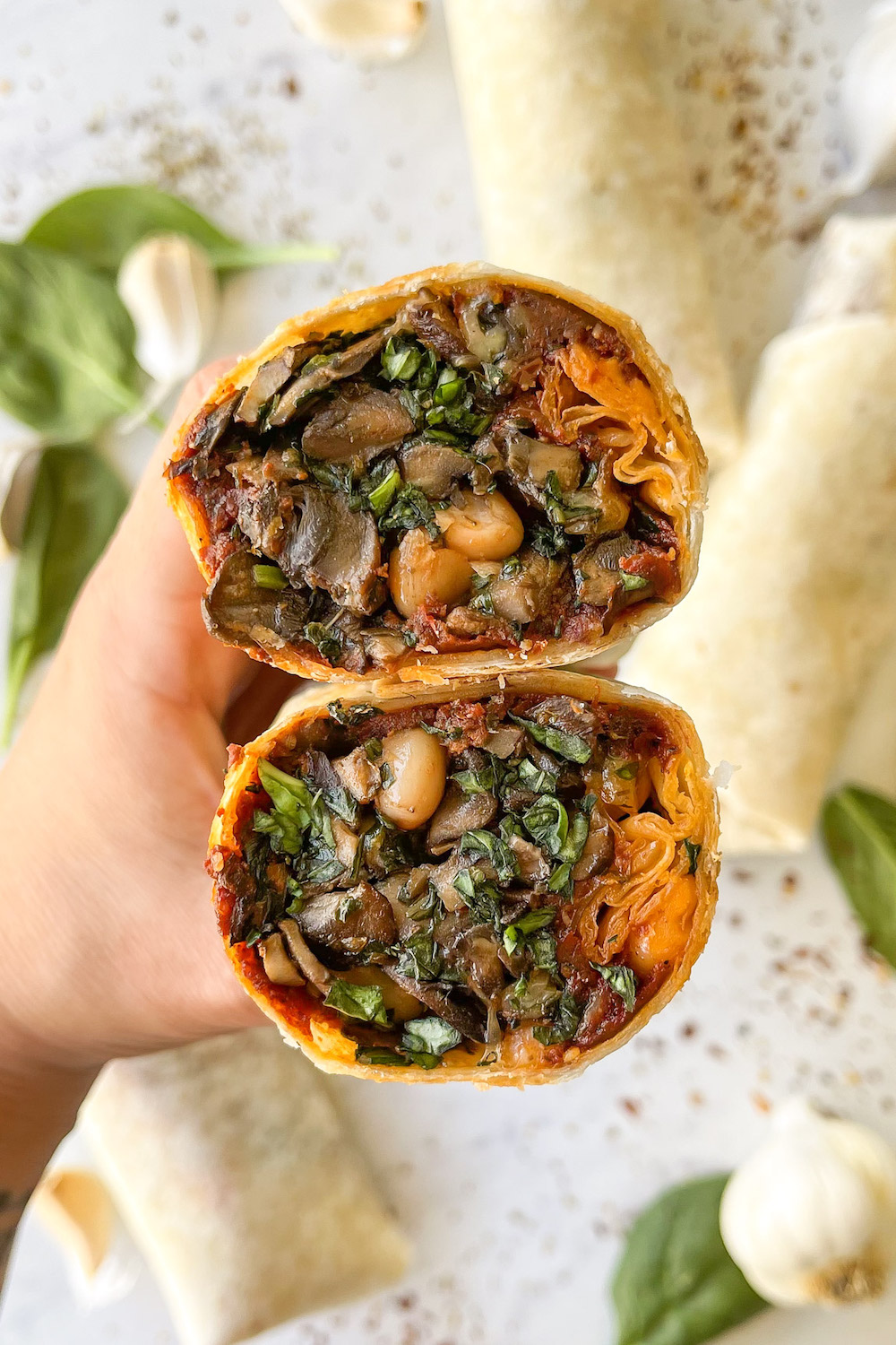 Meal-Prep Pizza Freezer Burritos (Vegetarian, Gluten-Free, Dairy-Free Option)