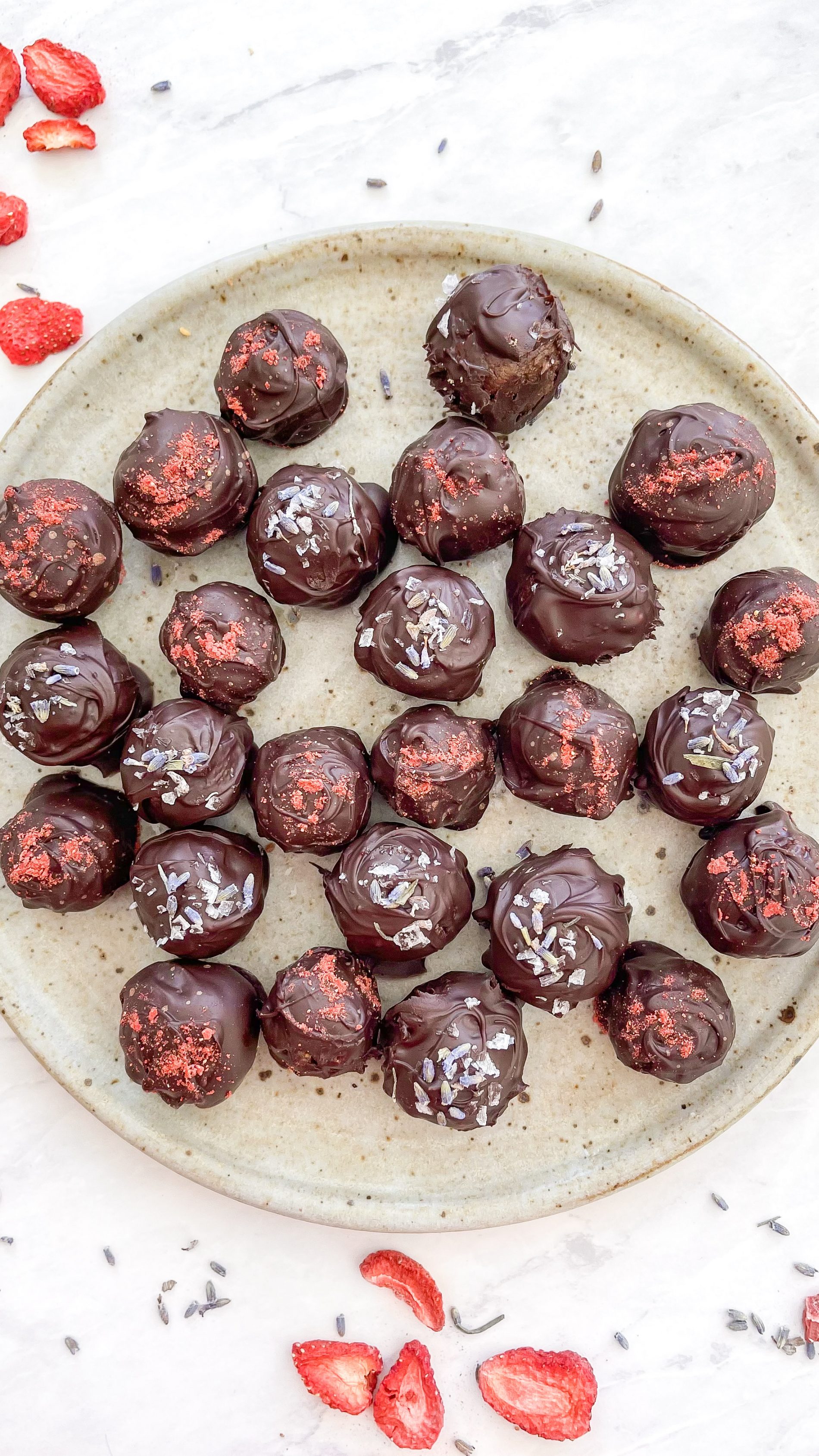 healthy cookie dough truffles