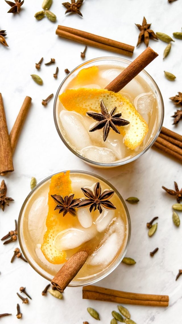 Spiced Orange Chai Digestive Mocktail