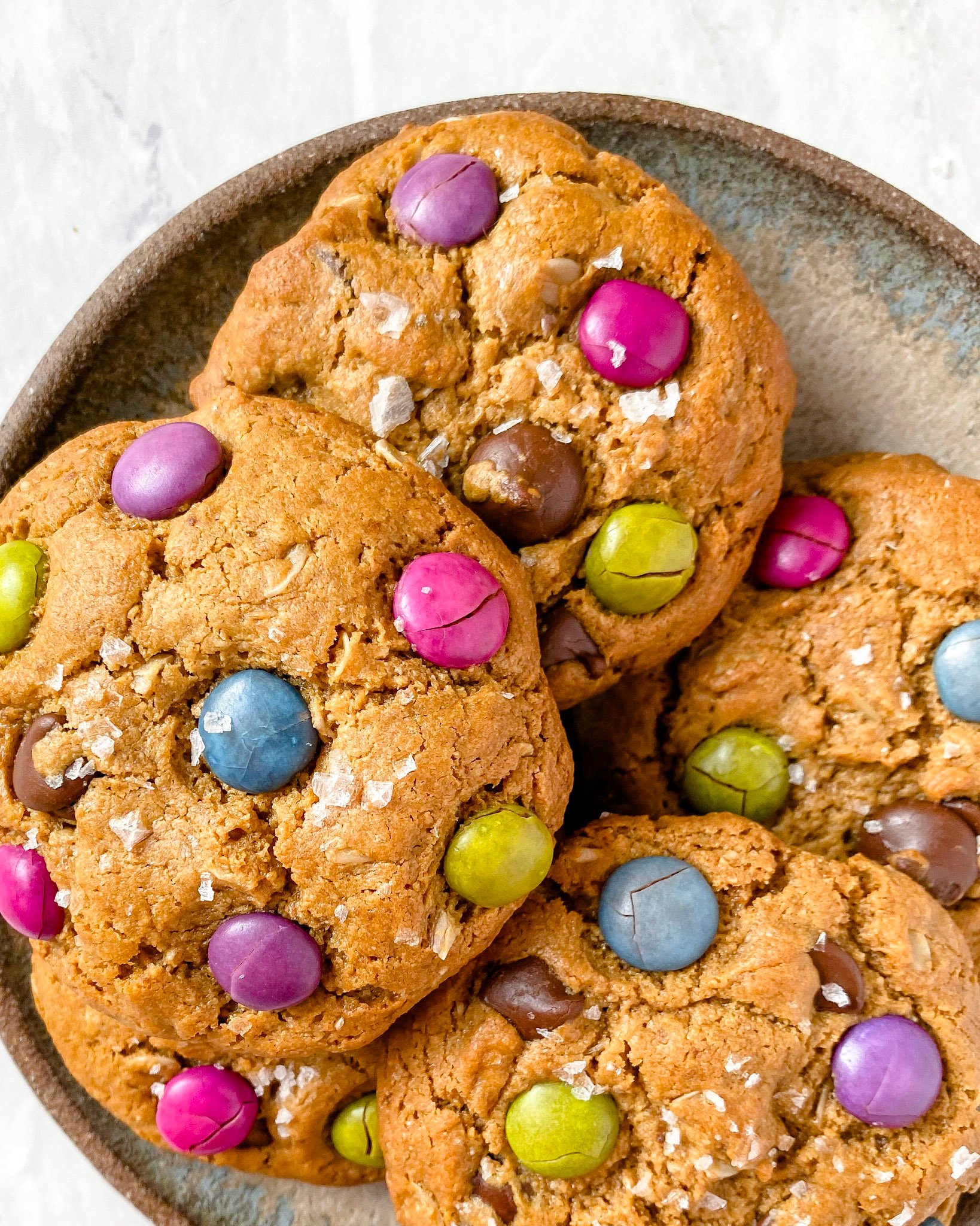 healthy monster cookies