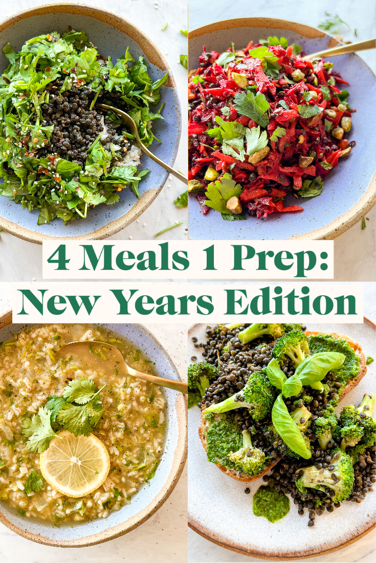 4 Meals 1 Prep: New Years Jumpstart Edition