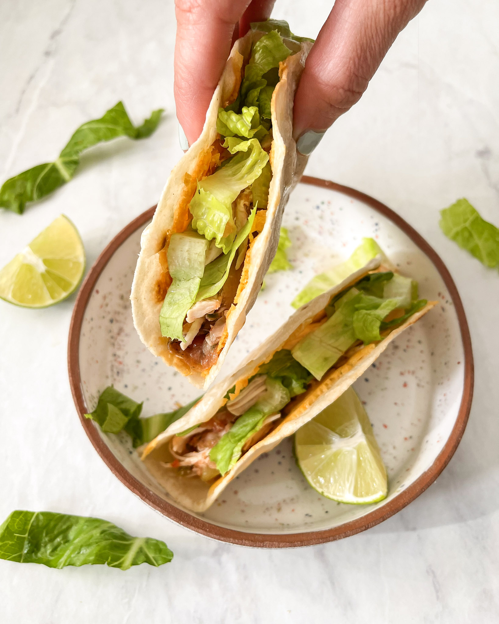 meal prep cheesy chicken tacos