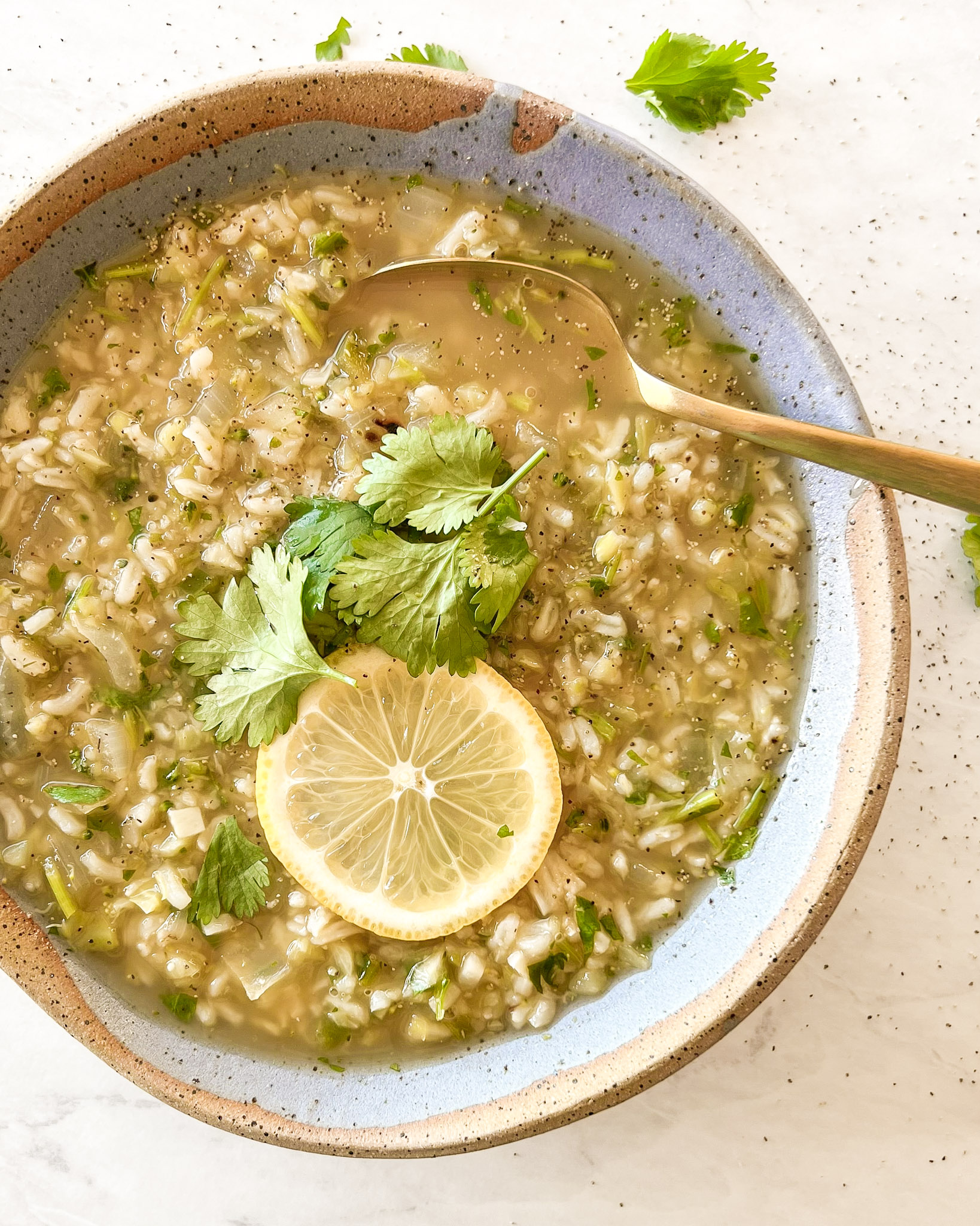 healthy lemony broccoli soup