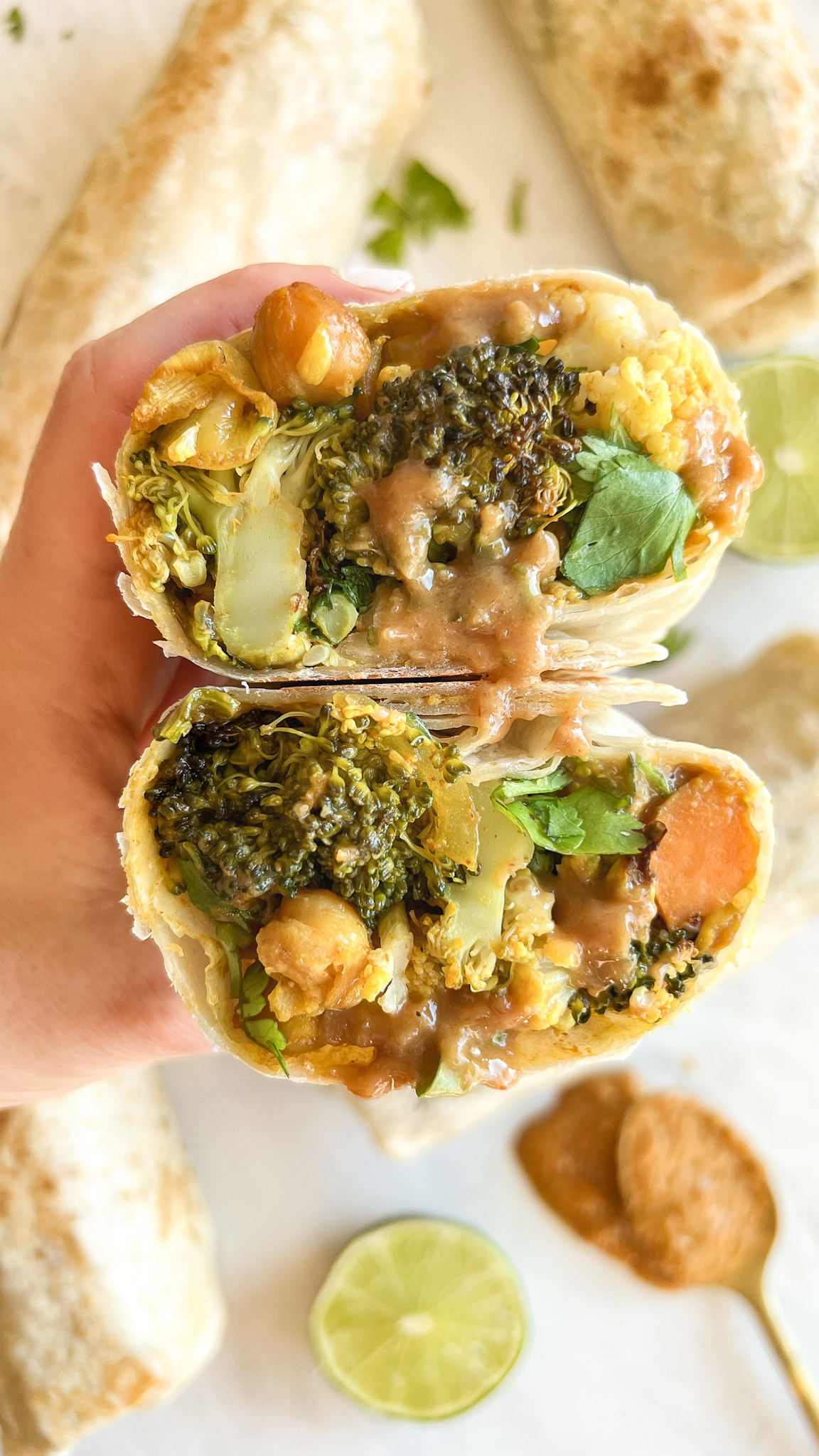 Grilled Chicken Broccoli Wraps - FeelGoodFoodie