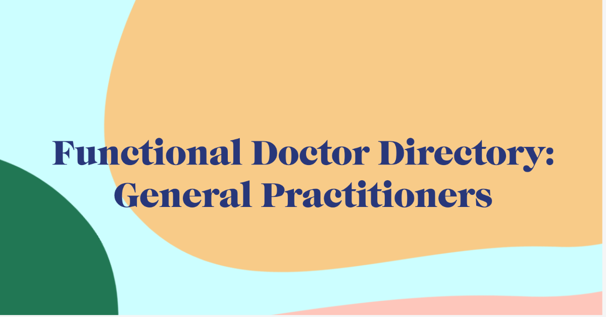Functional Doctors General Practitioners