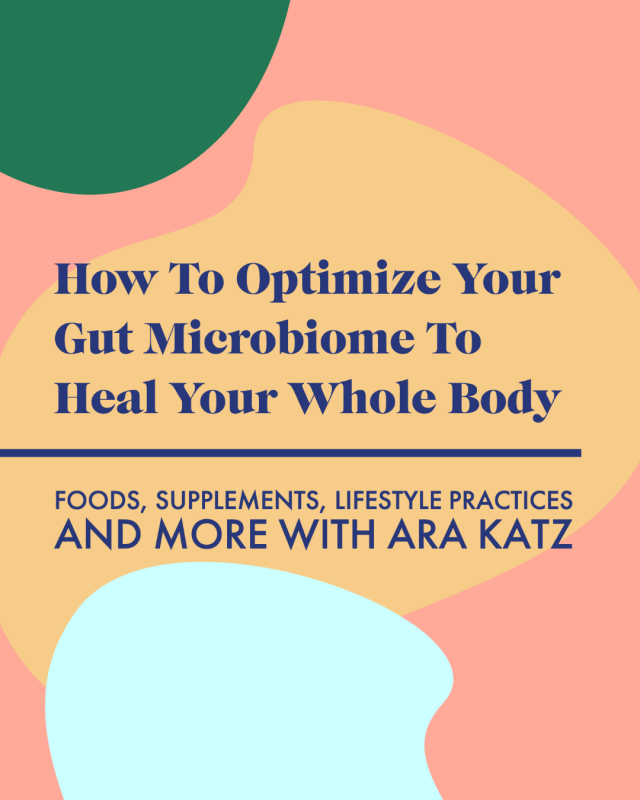 How To Optimize Your Gut Microbiome To Heal Your Whole Body: Foods, Supplements, Lifestyle Practices and More with Ara Katz