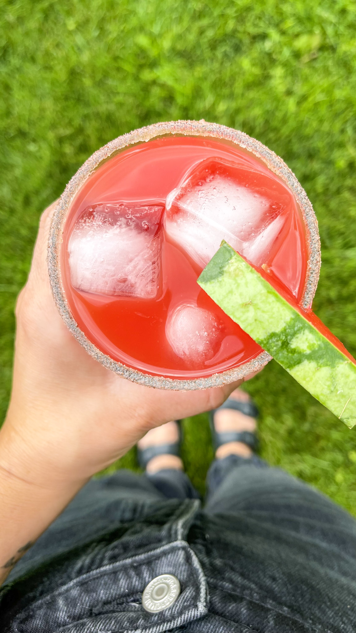 healthy watermelon margaritas