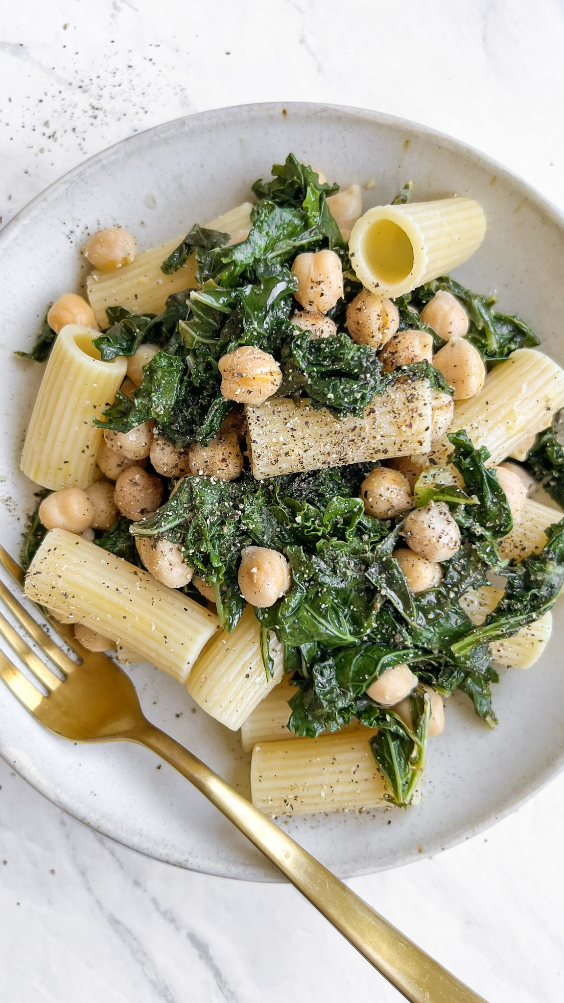 15 Minute Lemon Kale Pasta