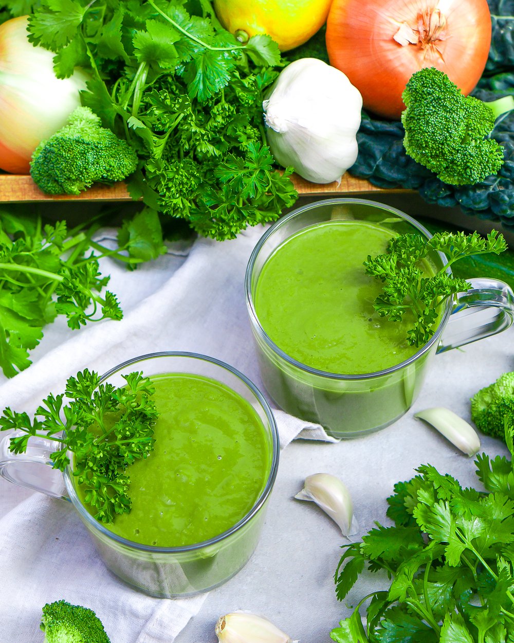 green detox soup