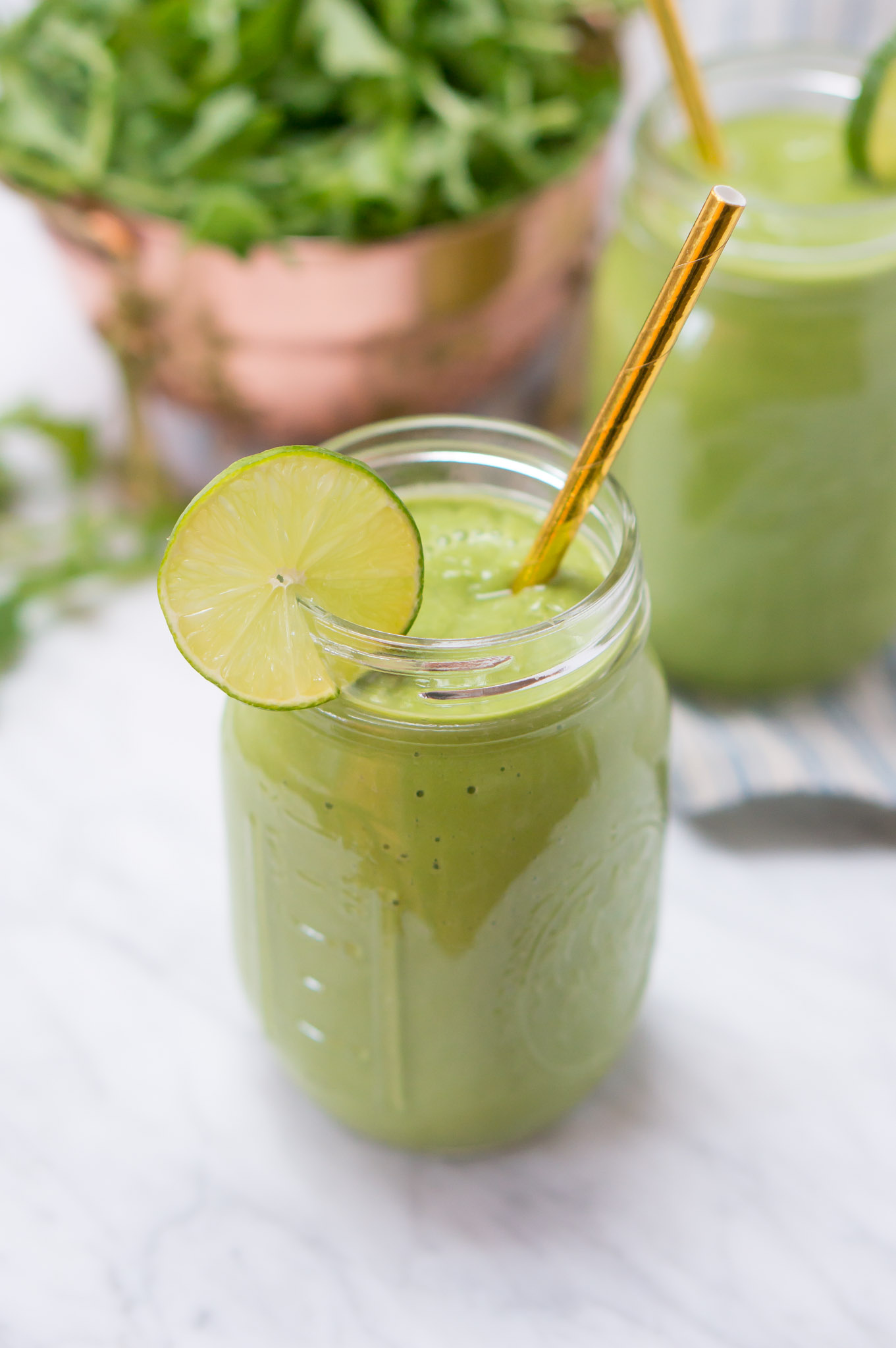 Papaya Spinach Smoothies for Bloating