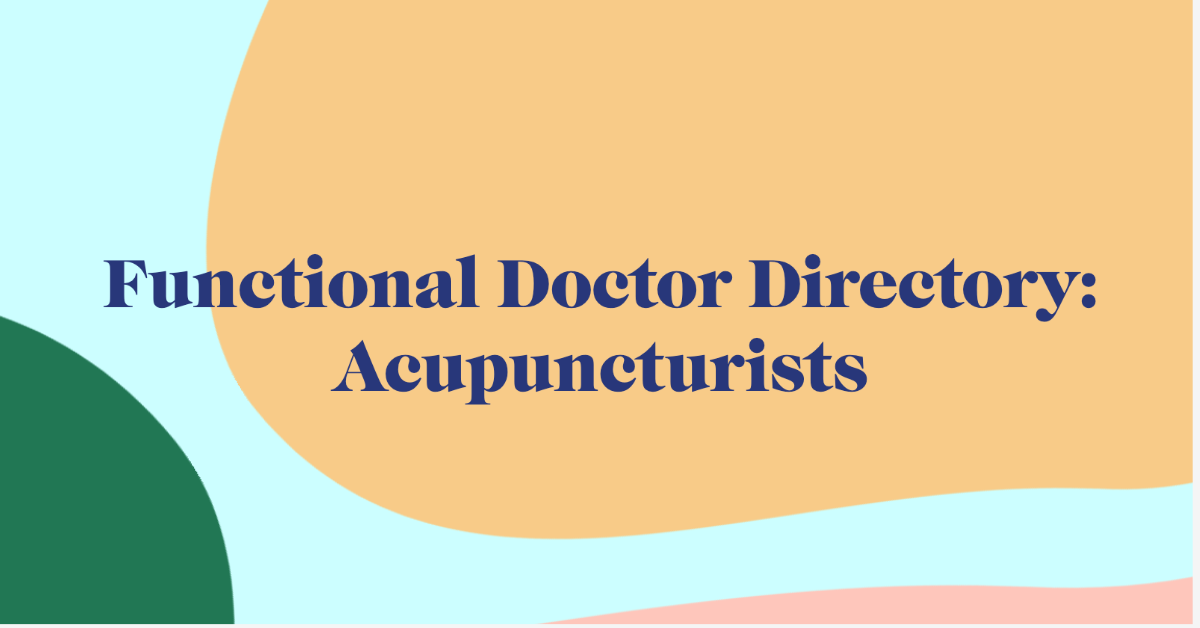 ACUPUNCTURISTS NEAR ME