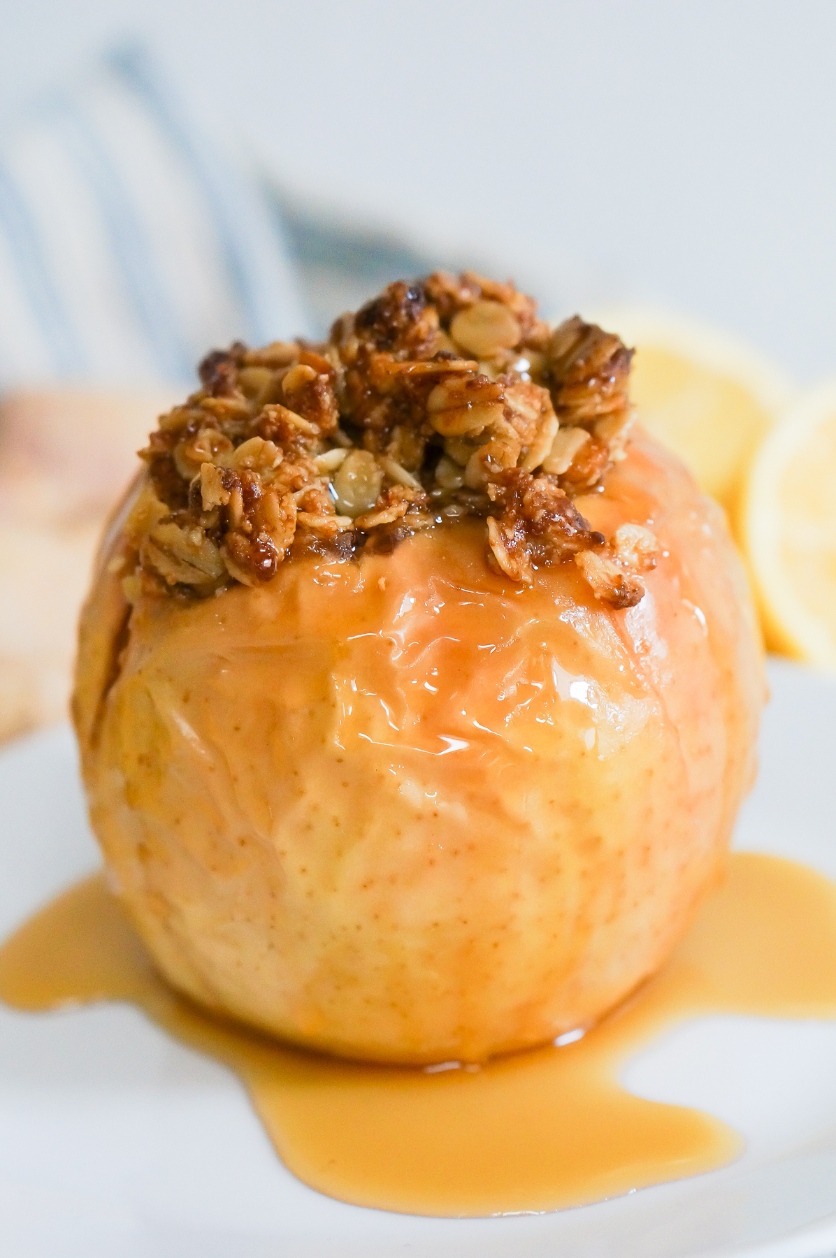 Lemon Ginger Baked Apples-9